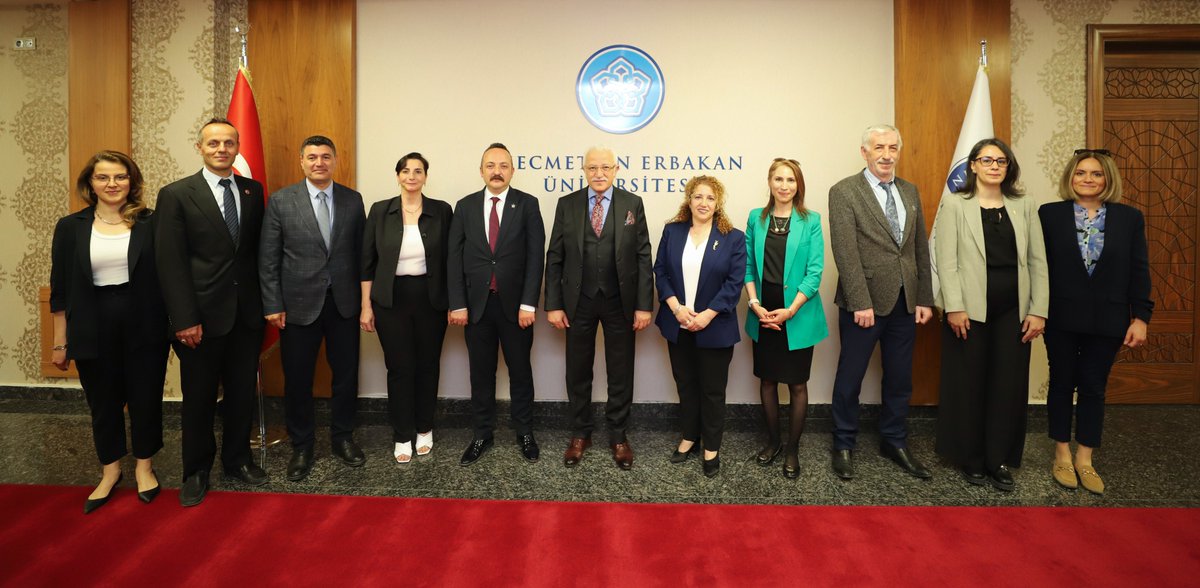 Necmettin Erbakan Üniversitesi (@neuniversitesi) on Twitter photo Milli Eğitim Bakanlığı İnşaat ve Emlak Genel Müdürlüğü Ar-Ge ve Projeler Daire Başkanı Ahmet Tarık Çakır, Üniversitemiz Güzel Sanatlar ve Mimarlık Fakültesi Dekanı Prof. Dr. Mustafa Yıldırım ve beraberindeki heyet, Rektörümüz Prof. Dr. <a href="/CemZorlu/">Prof. Dr. Cem Zorlu</a>'yu makamında ziyaret etti. Milli Eğitim Bakanlığı İnşaat ve Emlak Genel Müdürlüğü Ar-Ge ve Projeler Daire Başkanı Ahmet Tarık Çakır, Üniversitemiz Güzel Sanatlar ve Mimarlık Fakültesi Dekanı Prof. Dr. Mustafa Yıldırım ve beraberindeki heyet, Rektörümüz Prof. Dr. <a href="/CemZorlu/">Prof. Dr. Cem Zorlu</a>'yu makamında ziyaret etti.
