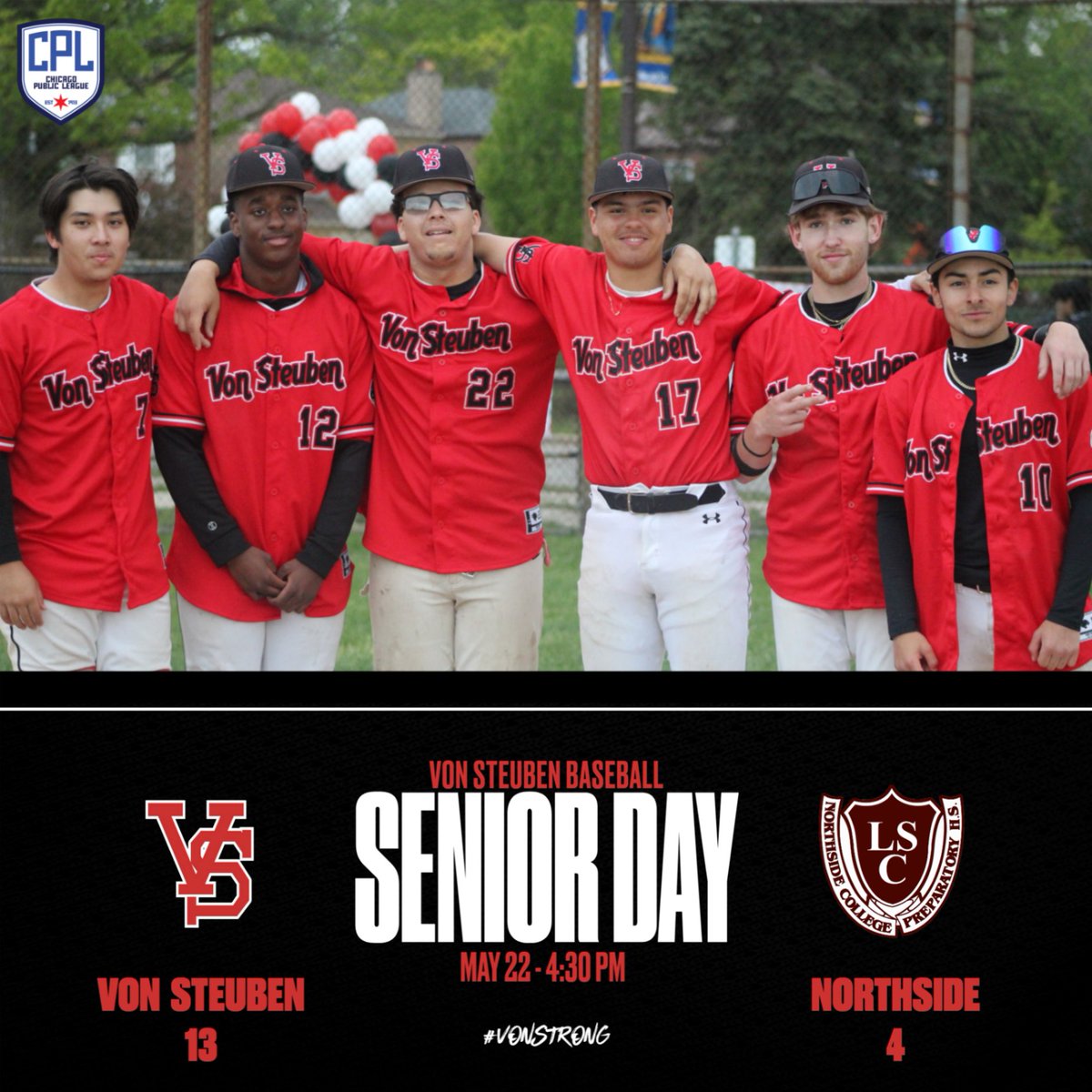von_athletics's tweet photo. Von defeats Northside Prep on Senior Day. Congratulations and thank you to our 6 Seniors for their hard work and dedication to the Program. Best of luck next year. Go Panthers! @cplathletics @vonsteubenmsc @mikeclarkpreps https://t.co/ykbbWHPP03