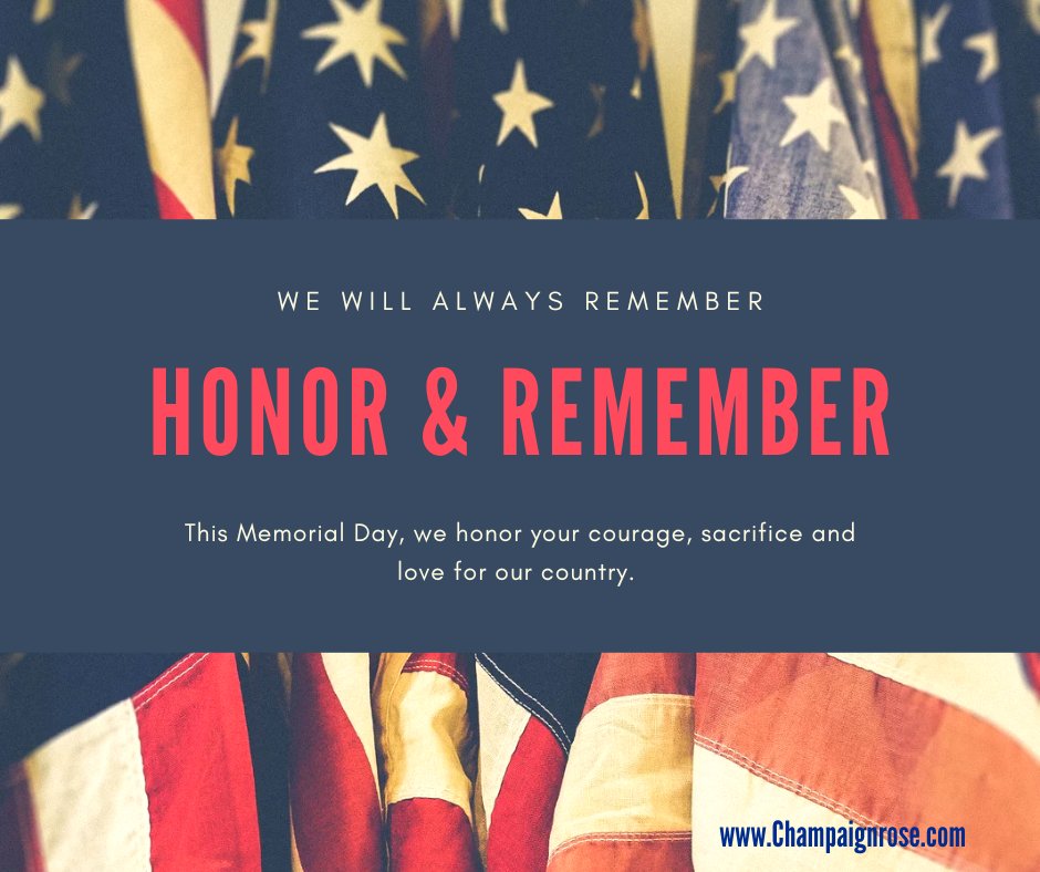 This Memorial Day weekend, as we gather with family and friends, let's pause to honor the brave men and women who made the ultimate sacrifice for our freedom. 
To all our Gold Star families and veterans in Champaign-Urbana, thank you for your service and sacrifice. 🇺🇸