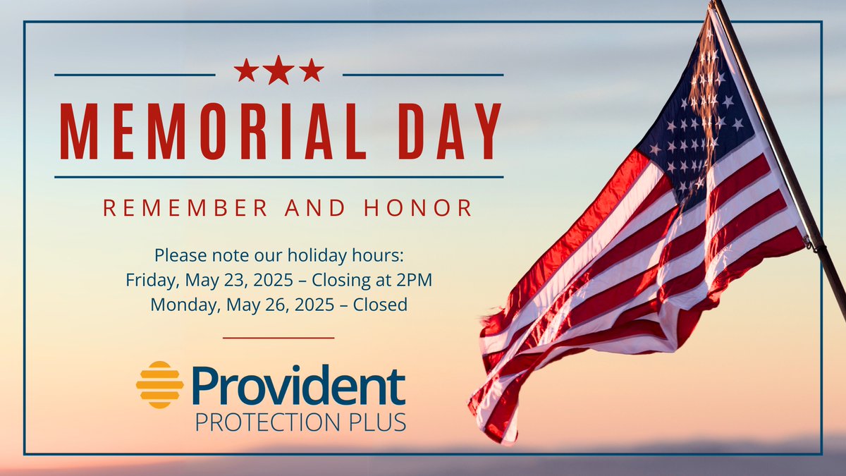 Provproplus's tweet image. Please note our holiday hours.