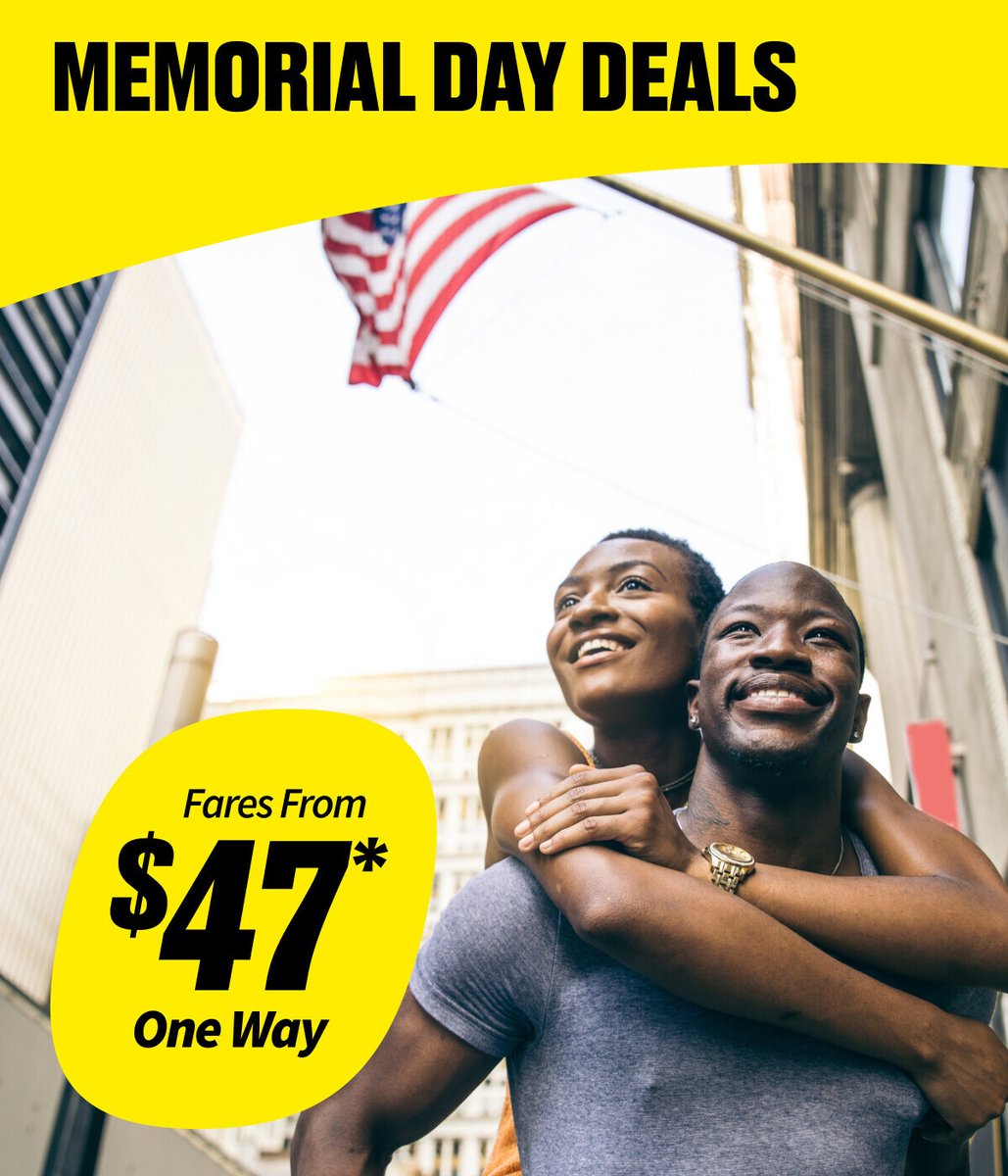 Long weekends mean extra time to travel 🫂

bit.ly/4mszPAx 

Book by 5/24 at 11:59pm