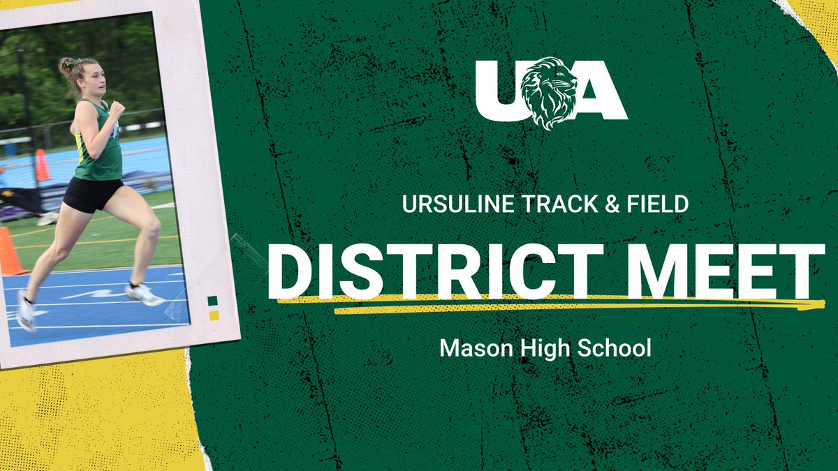 🏃‍♀️ Track &amp; Field Meet
🆚 District Meet
📍 Mason High School
🕰️ 5:00 pm