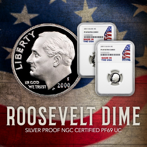 TheCoinVault's tweet image. Shop what's left of our backdate Silver Proof Roosevelt Dimes certified by NGC in the Made in the USA Holder! Get all of the coins in PF69 Ultra Cameo today, all less than $20! Get yours NOW before they are GONE: bit.ly/3Sehjht #RooseveltDime #SilverProof #TheCoinVault