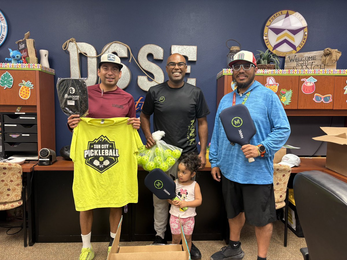 Josue Nuรฑez (@jnunez_24) on Twitter photo Big thank you goes out Tyron Kim and suncity pickleball for their generous donation of pickball paddels #RattlersAllin <a href="/Falcon_ball/">Paul Herrera</a> <a href="/nhurtado_DSSE/">Nelda Hurtado</a> Big thank you goes out Tyron Kim and suncity pickleball for their generous donation of pickball paddels #RattlersAllin <a href="/Falcon_ball/">Paul Herrera</a> <a href="/nhurtado_DSSE/">Nelda Hurtado</a>