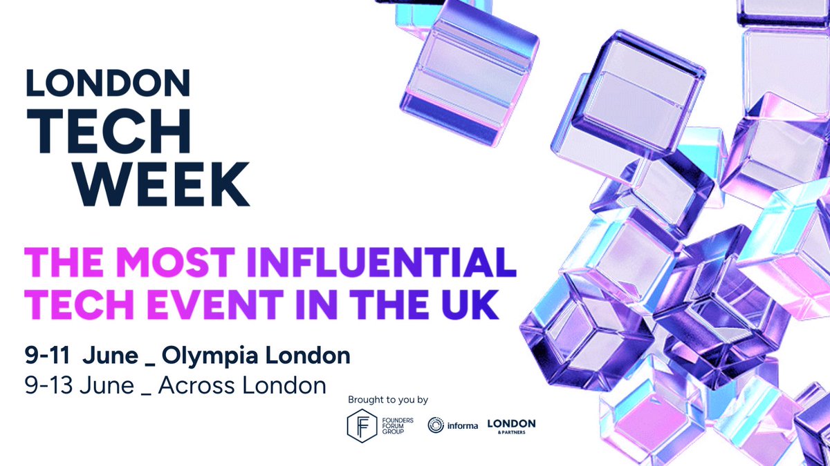 London Chamber of Commerce and Industry (@londonchamber) on Twitter photo The countdown to June is on!
Join us at <a href="/LDNTechWeek/">London Tech Week</a> 2025 to discover how tech is solving the world’s biggest challenges.
Register now to be part of the UK's most influential tech event 👉 ow.ly/8C0L50VVGas
#LondonTechWeek The countdown to June is on!
Join us at <a href="/LDNTechWeek/">London Tech Week</a> 2025 to discover how tech is solving the world’s biggest challenges.
Register now to be part of the UK's most influential tech event 👉 ow.ly/8C0L50VVGas
#LondonTechWeek