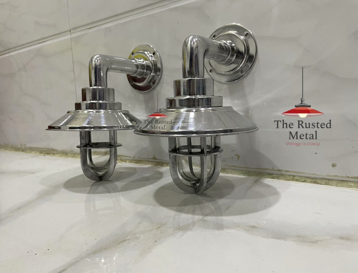 Therustedmetal's tweet image. Give your space a sleek, coastal update with this pair of nautical aluminum wall lights. ebay.com/itm/3759079199…
#NauticalLighting #ModernWallLights #AluminumDecor #IndoorOutdoorStyle #NationalWineDaySale #unitedstates  #newyork #art #trending #WineDaySpecial #NationalWineDay