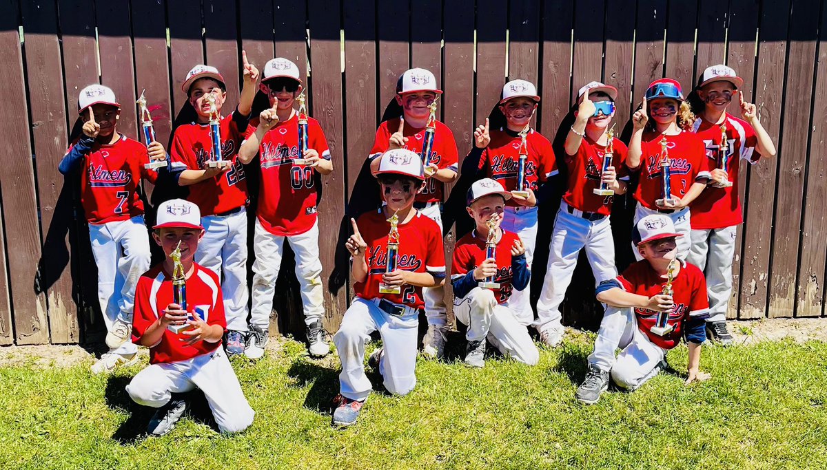 Congrats to our 7u Elite squad on playing in their first 7u only event and bringing home 1st place in the Hitmen Classic! Great job boys! #Hitmen ⚾️