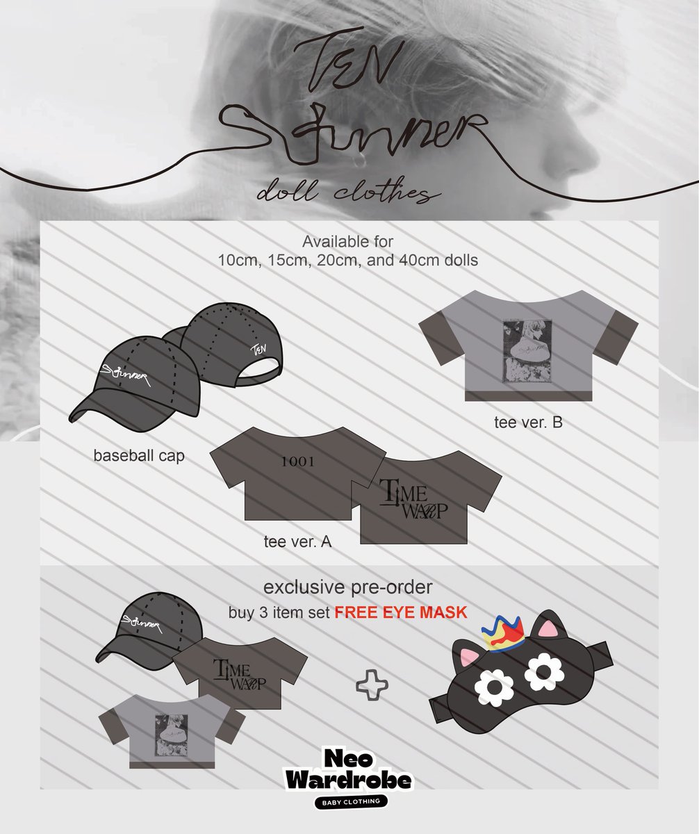 Interest check

Anyone ada yang minat baju doll mark sama ten ga? Bisa buat size 10-40cm, magnet doll juga bisa