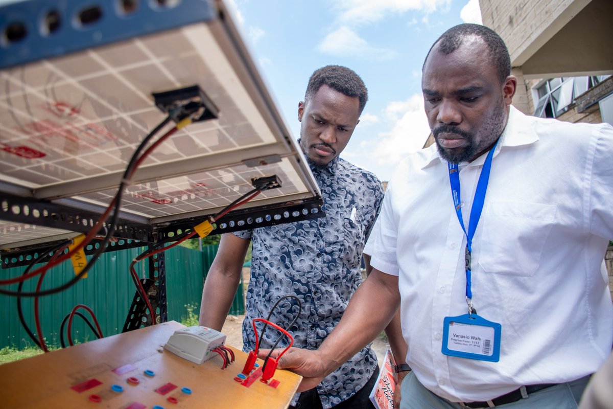 su_serc's tweet image. From getting the basics down in T1 to getting hands-on in T2, our trainers dove into solar PV, systems, and everything in between. Add in practicals + personal support = serious growth. 🔋🛠️ @StrathU @SBSKenya 

#PersonalizedAttention #SkillsThatMatter #FutureReady
