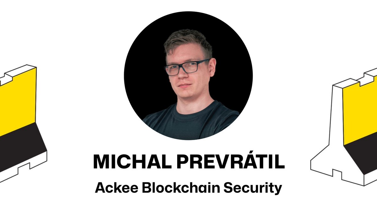 Web3 Security Summit (@web3secsummit) on Twitter photo π¨ Speaker announcement π¨
Absolutely trilled to announce <a href="/michprev/">Michal PΕevrΓ‘til</a>
Michal is the lead developer behind <a href="/WakeFramework/">Wake</a> and Head of Tooling at <a href="/AckeeBlockchain/">Ackee Blockchain Security</a>.
If you want to listen to Michal live, tickets are still available at π web3securitysummit.com π¨ Speaker announcement π¨
Absolutely trilled to announce <a href="/michprev/">Michal PΕevrΓ‘til</a>
Michal is the lead developer behind <a href="/WakeFramework/">Wake</a> and Head of Tooling at <a href="/AckeeBlockchain/">Ackee Blockchain Security</a>.
If you want to listen to Michal live, tickets are still available at π web3securitysummit.com