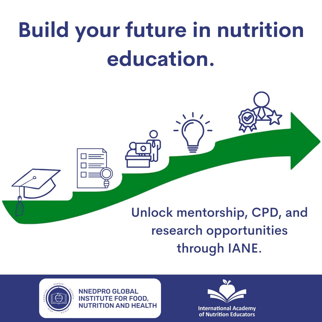 Ready to level up in nutrition education?

IANE gives you access to mentorship, CPD, and global research connections.

Grow with us.

bit.ly/3AYFTII

#NutritionCareers #NutritionLeadership #PublicHealthNutrition #GlobalOpportunities #IANEImpact #FoodSystemsLeadership