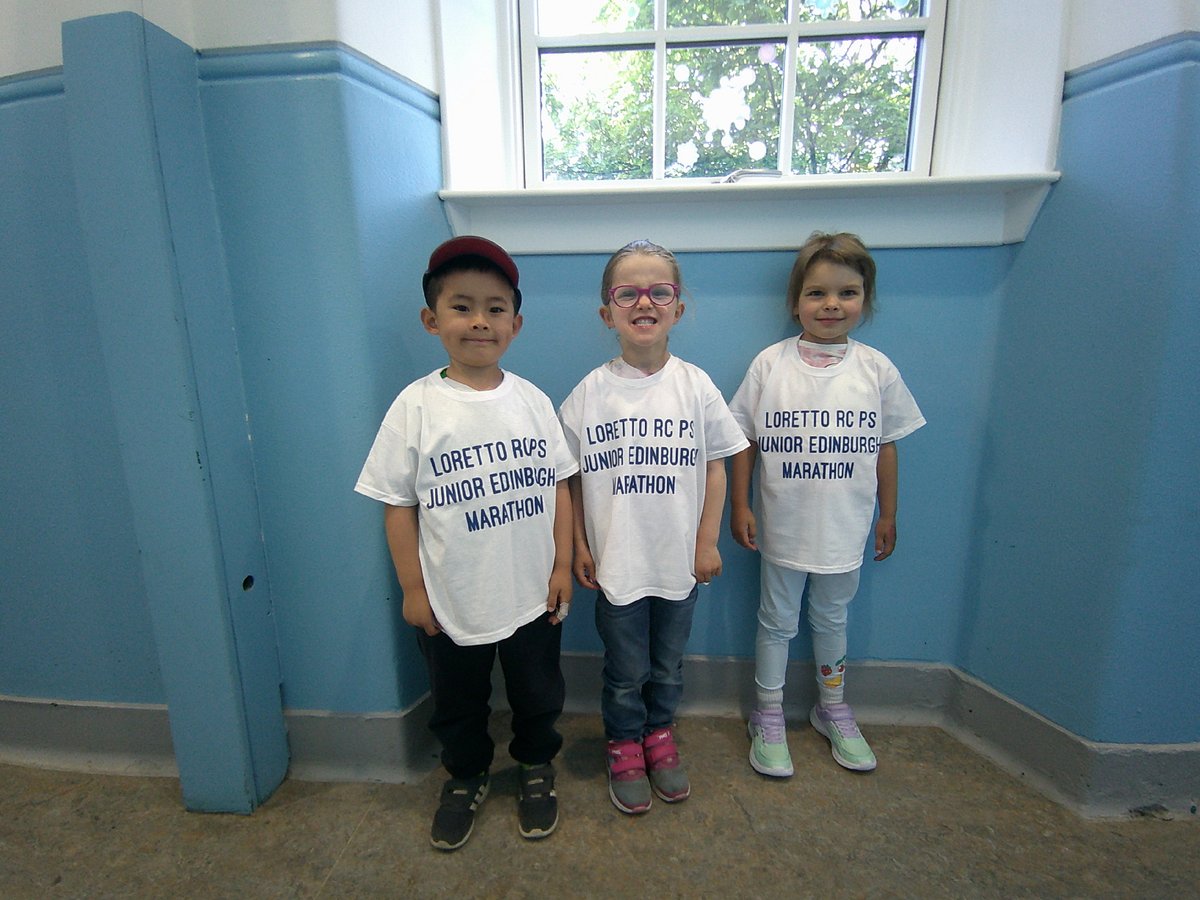 Loretto_RC's tweet photo. Even our youngest children are getting involved in the Edinburgh Junior Marathon tomorrow all to raise money for our school library! #runforbooks #believeandachieve https://t.co/6A9qgwYozZ