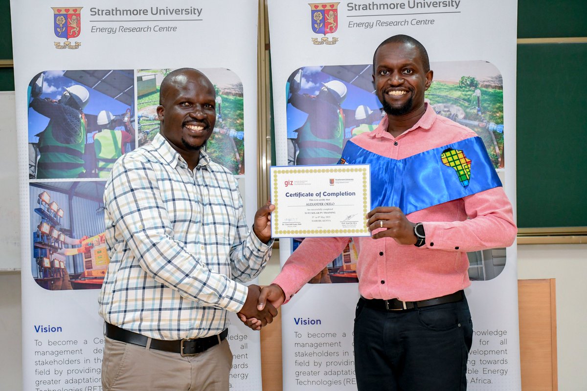 su_serc's tweet image. This wasn’t just training—it was a launchpad. 🚀
Now these grads are ready to chase opportunities, spark change, and plug into the clean energy movement as ambassadors. 🌞💼@StrathU @SBSKenya 

#PersonalizedAttention #SkillsThatMatter #FutureReady #SustainableFuture