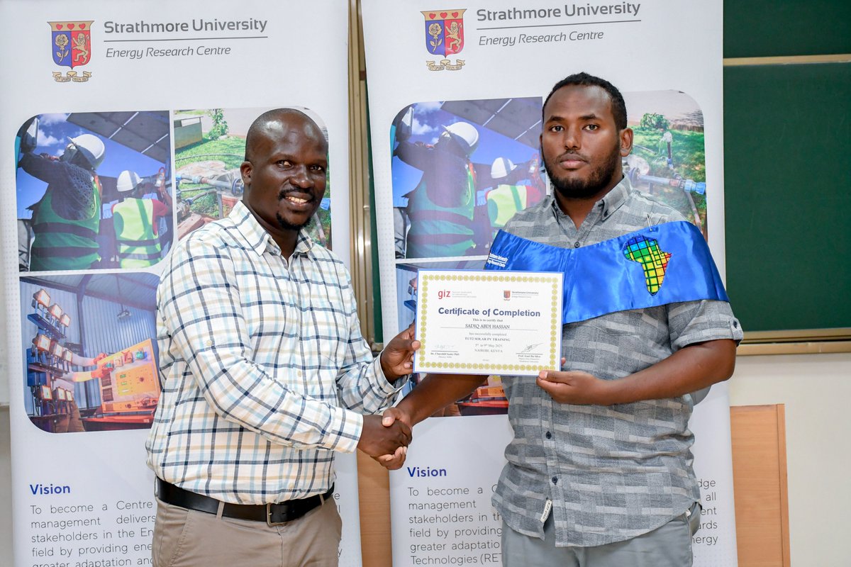su_serc's tweet image. This wasn’t just training—it was a launchpad. 🚀
Now these grads are ready to chase opportunities, spark change, and plug into the clean energy movement as ambassadors. 🌞💼@StrathU @SBSKenya 

#PersonalizedAttention #SkillsThatMatter #FutureReady #SustainableFuture
