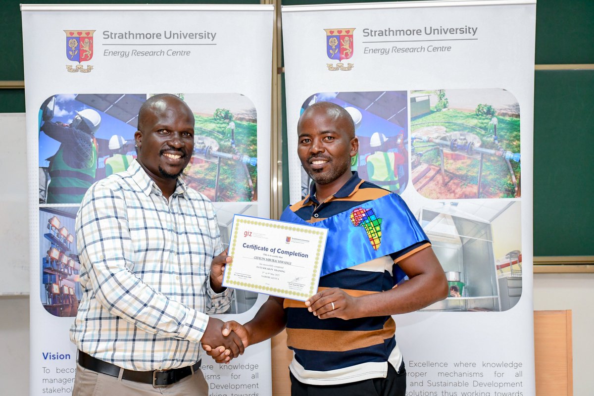 su_serc's tweet image. This wasn’t just training—it was a launchpad. 🚀
Now these grads are ready to chase opportunities, spark change, and plug into the clean energy movement as ambassadors. 🌞💼@StrathU @SBSKenya 

#PersonalizedAttention #SkillsThatMatter #FutureReady #SustainableFuture
