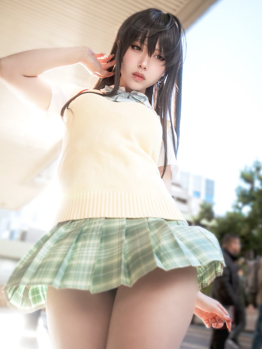 古手川唯💚 #cosplay https://t.co/ShijhRagLI