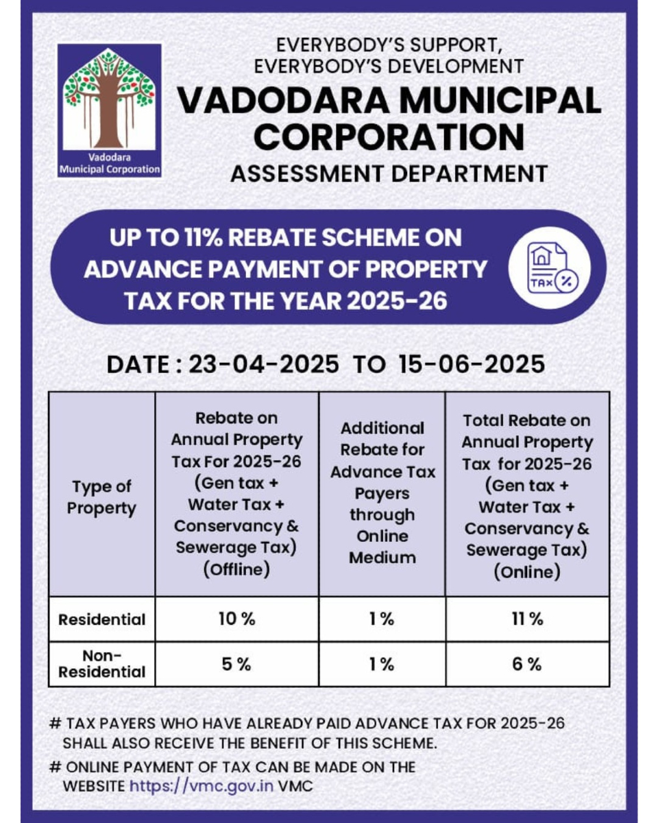 Vadodara Municipal Corporation Logo VMC VADODARA (@VMCVadodara) / X