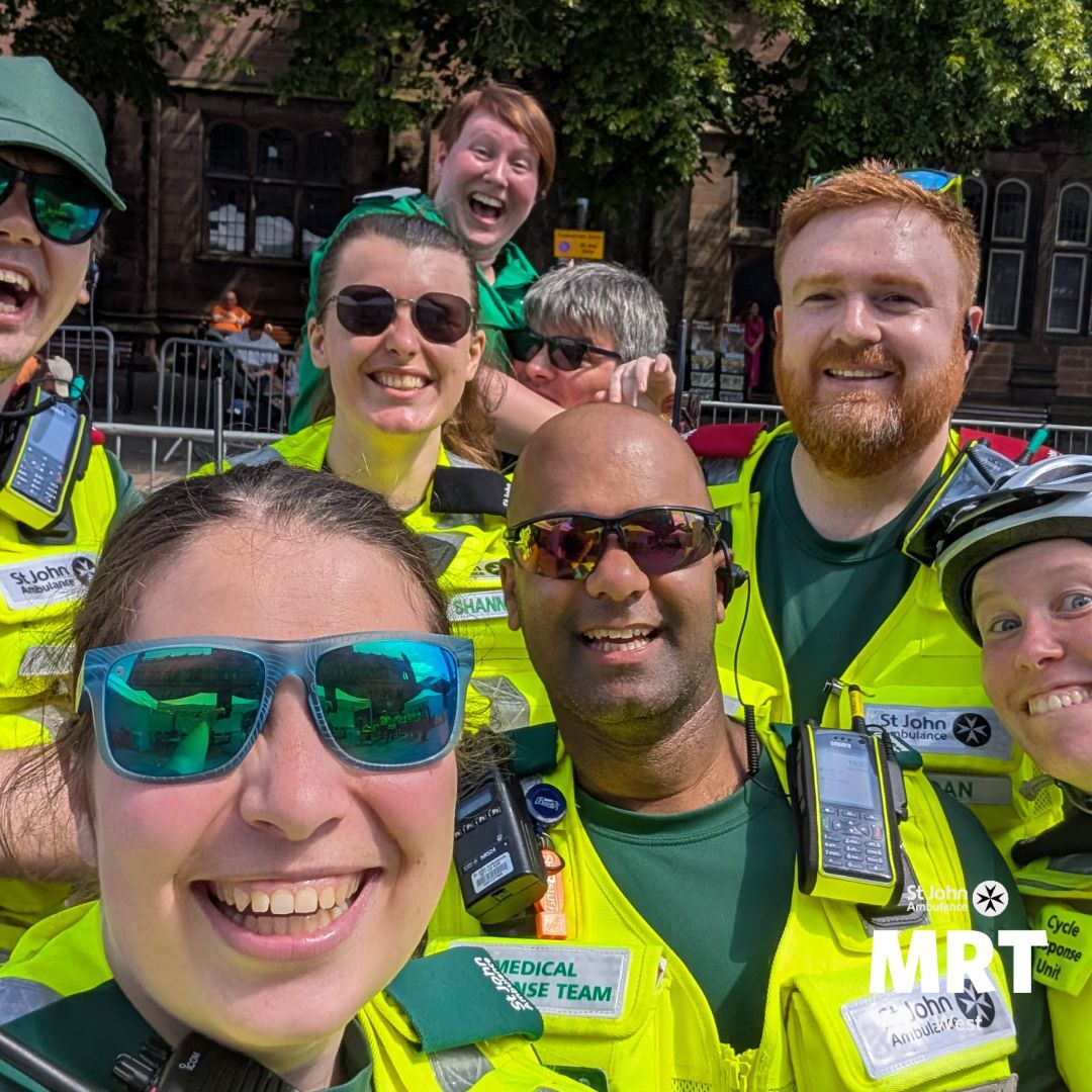 Finally some of our team headed up to <a href="/chestermarathon/">Chester Marathon, Half and 10K</a> to join the extended <a href="/SJANorthMRT/">SJA North MRT</a> family, fulfilling multiple roles across the race