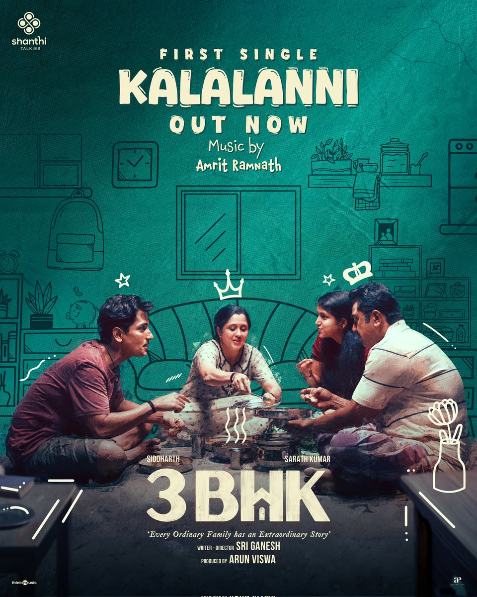Shanthi Talkies (@shanthitalkies) on Twitter photo All our dreams will come true. 😇
#kalalanni nijamayye tarunaale vacche SONG IS OUT NOW.
▶️ youtu.be/L2ixItTrHFI
Music by <a href="/amritramnath23/">Amrit Ramnath</a>
#3BHKTELUGU #3BHKFirstSingle
#Siddharth <a href="/realsarathkumar/">R Sarath Kumar</a> <a href="/sri_sriganesh89/">Sri Ganesh</a> #Devayani <a href="/RaghunathMeetha/">Meetha Raghunath</a> <a href="/Chaithra_Achar_/">Chaithra Achar</a>
@sarasmenon All our dreams will come true. 😇
#kalalanni nijamayye tarunaale vacche SONG IS OUT NOW.
▶️ youtu.be/L2ixItTrHFI
Music by <a href="/amritramnath23/">Amrit Ramnath</a>
#3BHKTELUGU #3BHKFirstSingle
#Siddharth <a href="/realsarathkumar/">R Sarath Kumar</a> <a href="/sri_sriganesh89/">Sri Ganesh</a> #Devayani <a href="/RaghunathMeetha/">Meetha Raghunath</a> <a href="/Chaithra_Achar_/">Chaithra Achar</a>
@sarasmenon