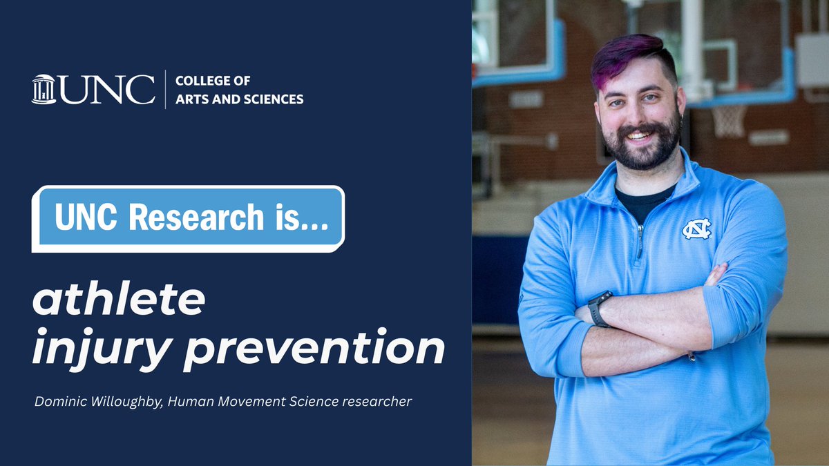 Growing up, Dominic Willoughby was a multi-sport athlete: a gymnast, runner and soccer goalie on the #Olympic development team, but serious injuries sidelined his play.

Now, the <a href="/UNCEXSS/">UNC EXSS</a> researcher is determined to help prevent injuries in other athletes

go.unc.edu/m4NAn