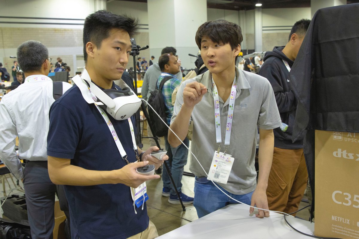 Georgia Tech School of Interactive Computing (@icatgt) on Twitter photo Well done to <a href="/danfei_xu/">Danfei Xu</a> and the Egomimic team earning 2nd place for Table Arrangement at the WBCD teleoperation competition at <a href="/ieee_ras_icra/">IEEE ICRA</a>! <a href="/GTrobotics/">Robotics@GT</a> <a href="/gtcomputing/">Georgia Tech Computing</a> <a href="/GeorgiaTech/">Georgia Tech</a> Well done to <a href="/danfei_xu/">Danfei Xu</a> and the Egomimic team earning 2nd place for Table Arrangement at the WBCD teleoperation competition at <a href="/ieee_ras_icra/">IEEE ICRA</a>! <a href="/GTrobotics/">Robotics@GT</a> <a href="/gtcomputing/">Georgia Tech Computing</a> <a href="/GeorgiaTech/">Georgia Tech</a>
