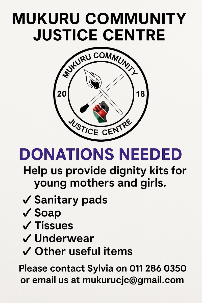 mukuru_cjc's tweet photo. Hi @naivas_kenya ,this Menstrual Hygiene Day we’re supporting teen girls and young mothers in Mukuru with dignity packs.

We’d appreciate your support with toiletries, snacks, or other essentials to help make the day more impactful.

To partner:
Call Sylvia: 0112860350
Email: mukurucjc@gmail.com

#MenstrualHygieneDay #Mukuru #DignityChallenge #NaivasCares