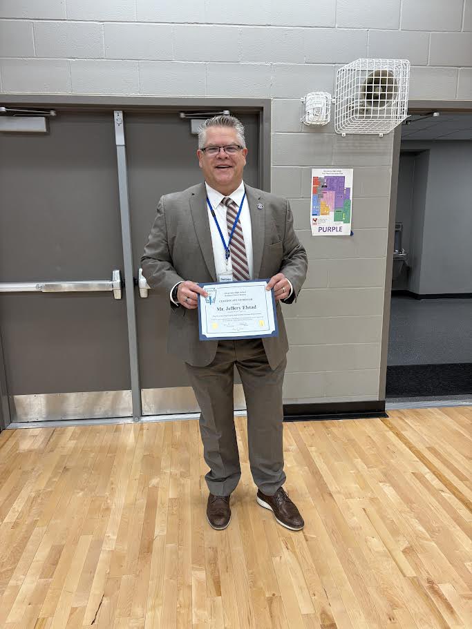 As the school year ends, NHS honors our final Monthly Honoree: Superintendent Jeff Elstad. His leadership, heart, and support have shaped Owatonna for the better.
Thank you for everything, and happy retirement! You’ve left a legacy — and some big shoes to fill.

#ThankYouMrElstad