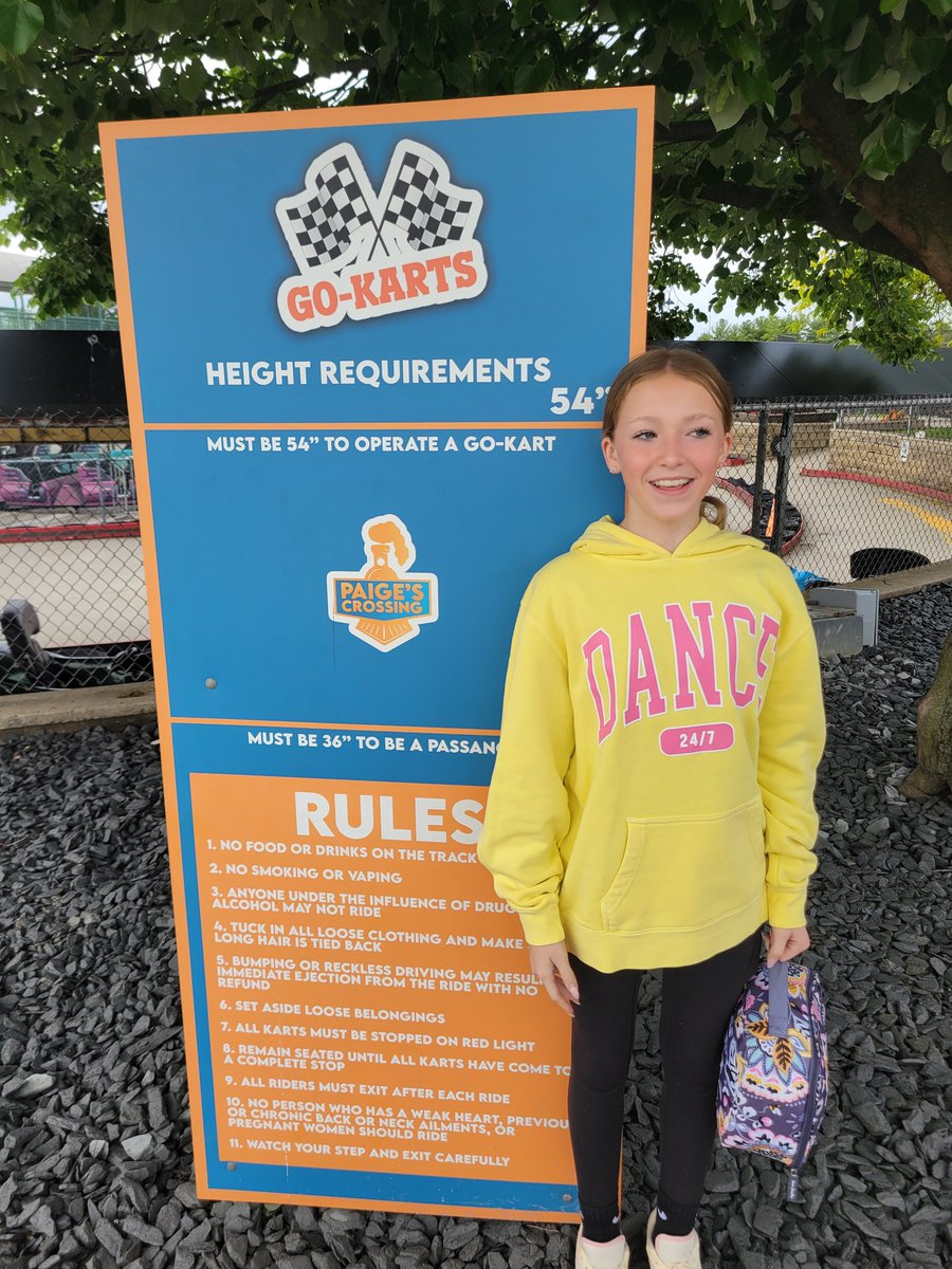 She's tall enough! ENMS at #Paige'sCrossing! <a href="/ENMS_Knights/">East Noble Middle School</a>