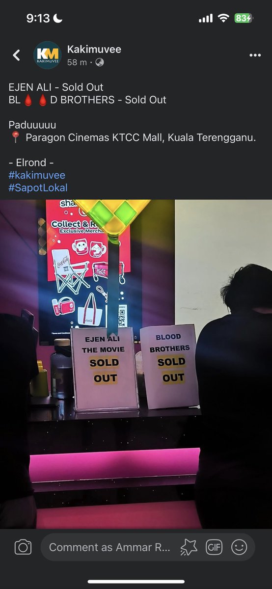 primeworksfilm's tweet image. Pergh! Kemah sekmung🙌🏻 #EjenAliTheMovie2 #eatm2