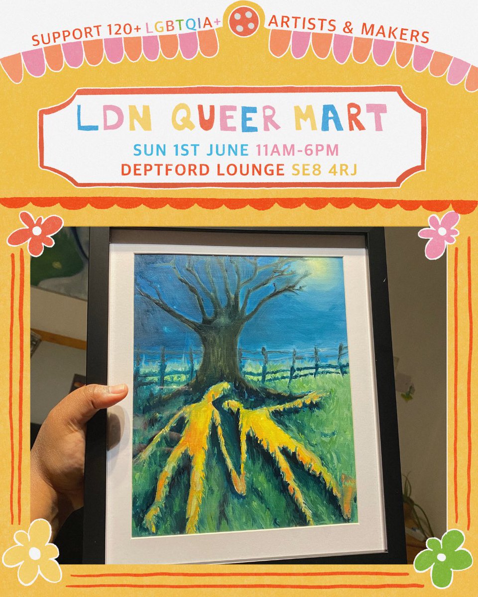 JaDEADart's tweet image. Just over 2 weeks till queermart ❤️
Save the date and I hope to see some of you there 🥺🤞🏾🫣
