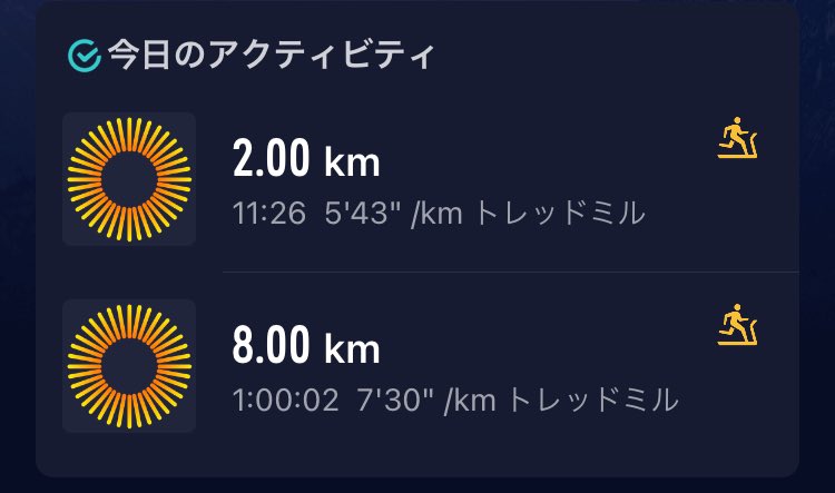 RUN_GMO's tweet image. 2025/5/23
斜度10%,8km/h,1h
+jog2km🏃➡️
これまた良い負荷のメニューだった。
汗の量が尋常じゃなかったけど💦
ジム帰り、夜風を浴びながら飲むビールが良い🍺
#Cloudflow