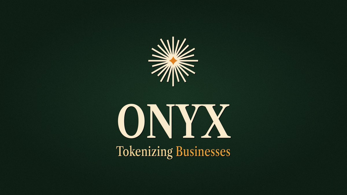 GM Friday Update:

Onyx is laying the foundation for Internet Capital Markets - the endgame of corporate finance.

Issue a new primitive on Ethereum and Solana that represents rights over a cash-flowing business.

Don't like the direction a business is going? Vote to seize
