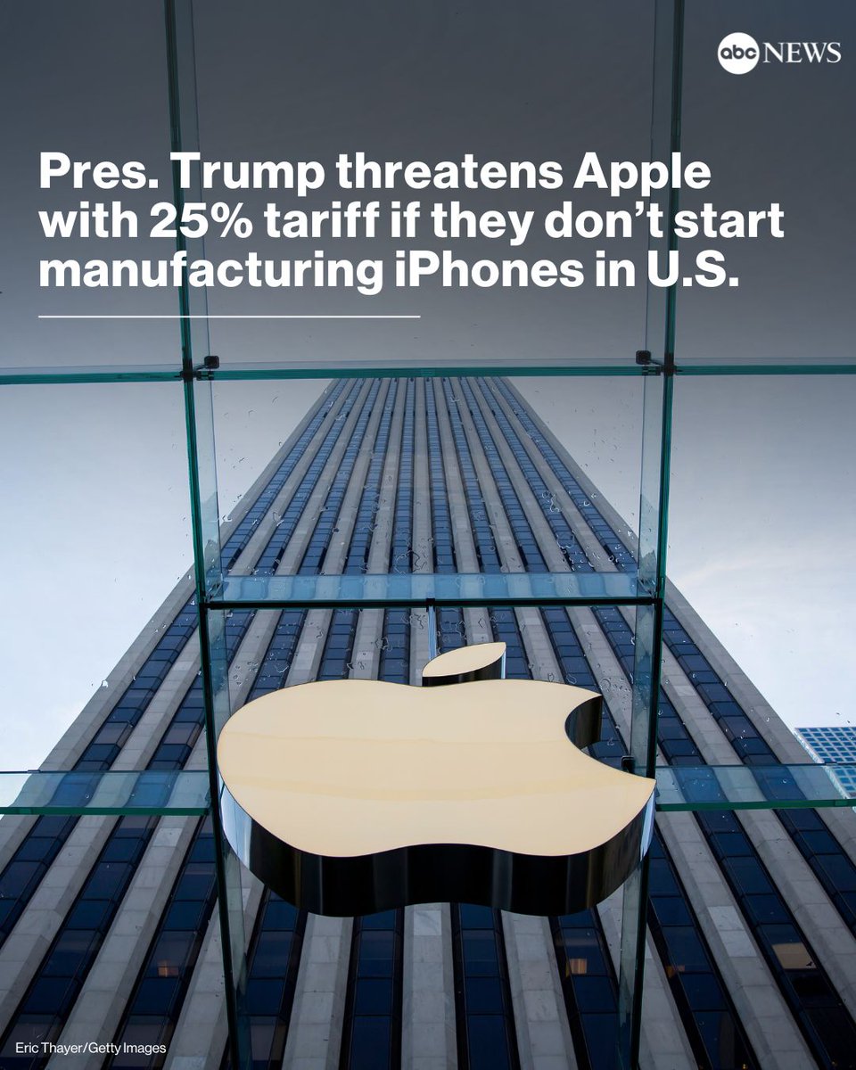 Story here 👉️ 7ny.tv/4krS4EZ | Apple now joins Amazon, Walmart and other major U.S. companies in the White House's crosshairs as they try to respond to the uncertainty and inflationary pressures unleashed by his tariffs.
