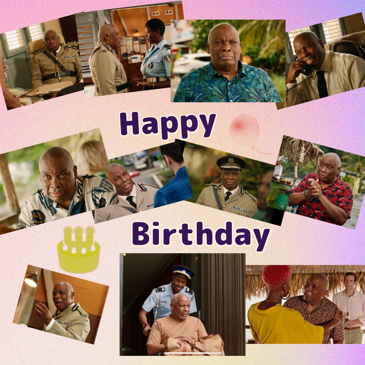 Harry The Lizard (@dipharrylizard) on Twitter photo A very happy birthday to <a href="/Don_warrington/">Don warrington</a> a.k.a. Commissioner Selwyn Patterson, whose story on #deathinparadise we can only hope has not really come to an end!
Have a great day Don!!! 🥳🎂🎈🎉
#donwarrington #happybirthday A very happy birthday to <a href="/Don_warrington/">Don warrington</a> a.k.a. Commissioner Selwyn Patterson, whose story on #deathinparadise we can only hope has not really come to an end!
Have a great day Don!!! 🥳🎂🎈🎉
#donwarrington #happybirthday