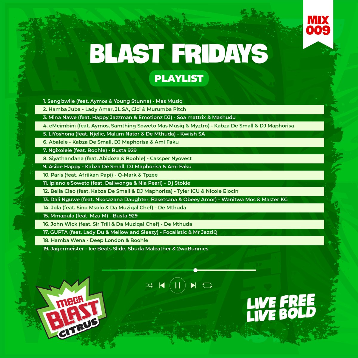 MegaBlastUg's tweet photo. Fri-yaaaayyy! 🎧🎶 Turn up the volume, grab a #MegaBlast, and vibe into the weekend.

Press play &amp; enjoy here: https://t.co/UYf1arCDSP

#BlastFridays | @djKasBaby  | #LiveFreeLiveBold https://t.co/KaQQRB4yBb