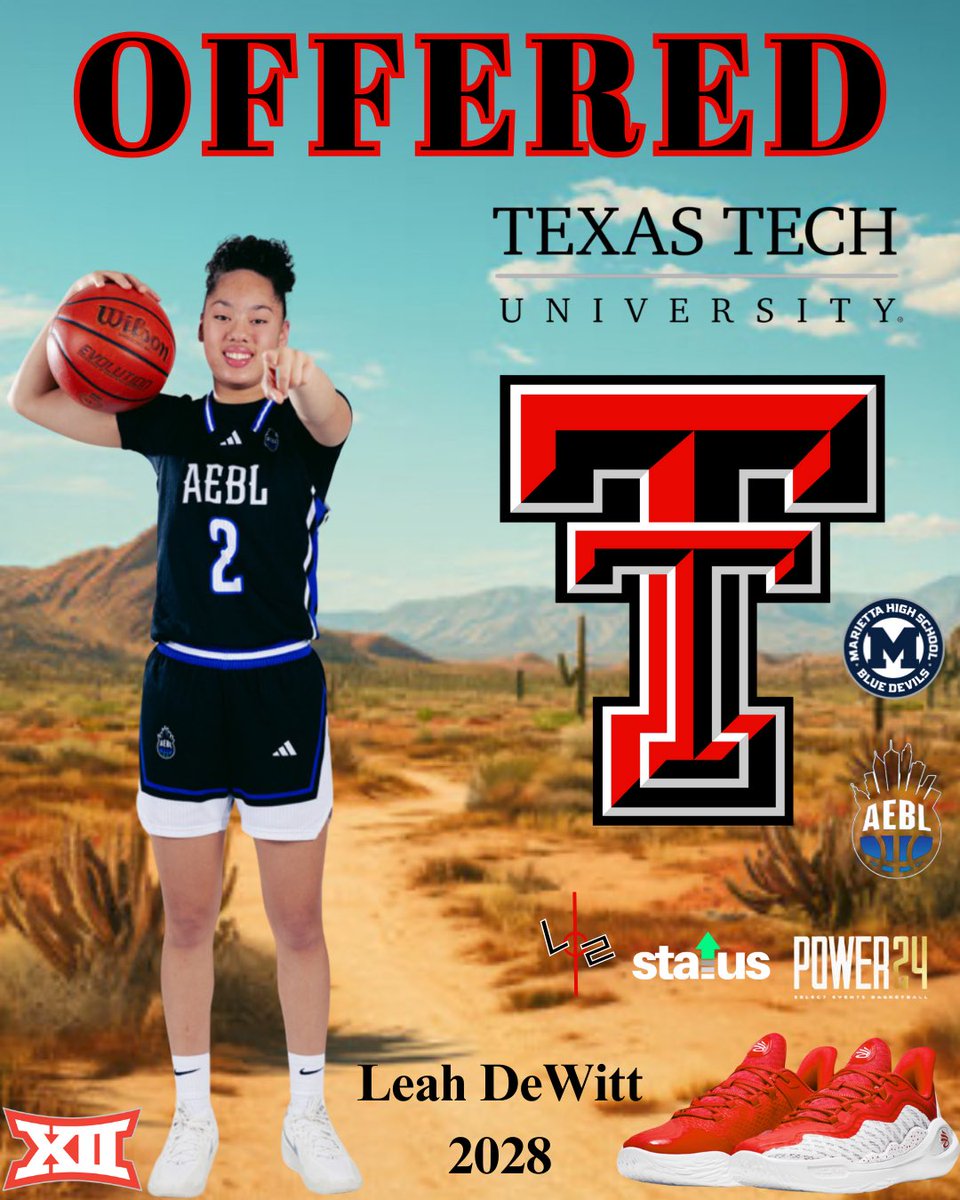 LeahDeWitt2 (@leahdewitt_2) on Twitter photo After a great conversation with <a href="/KetaraChapel/">Ketara Chapel</a> and <a href="/CoachGerlich/">Krista Gerlich</a> , I am very grateful and blessed to receive an offer from Texas Tech University❤️!! <a href="/MariettaGBB/">Marietta HS Girls Basketball (Ga)</a> <a href="/aeblgirlz/">AEBL</a> <a href="/pitts_academy/">COACH PITTS</a> <a href="/NSTAPES5/">Nick Stapleton</a> <a href="/rdewitt33/">Renee DeWitt</a> <a href="/HoopCoachDeWitt/">Coach DeWitt</a> <a href="/SelectEventsBB/">Select Events Basketball</a> After a great conversation with <a href="/KetaraChapel/">Ketara Chapel</a> and <a href="/CoachGerlich/">Krista Gerlich</a> , I am very grateful and blessed to receive an offer from Texas Tech University❤️!! <a href="/MariettaGBB/">Marietta HS Girls Basketball (Ga)</a> <a href="/aeblgirlz/">AEBL</a> <a href="/pitts_academy/">COACH PITTS</a> <a href="/NSTAPES5/">Nick Stapleton</a> <a href="/rdewitt33/">Renee DeWitt</a> <a href="/HoopCoachDeWitt/">Coach DeWitt</a> <a href="/SelectEventsBB/">Select Events Basketball</a>