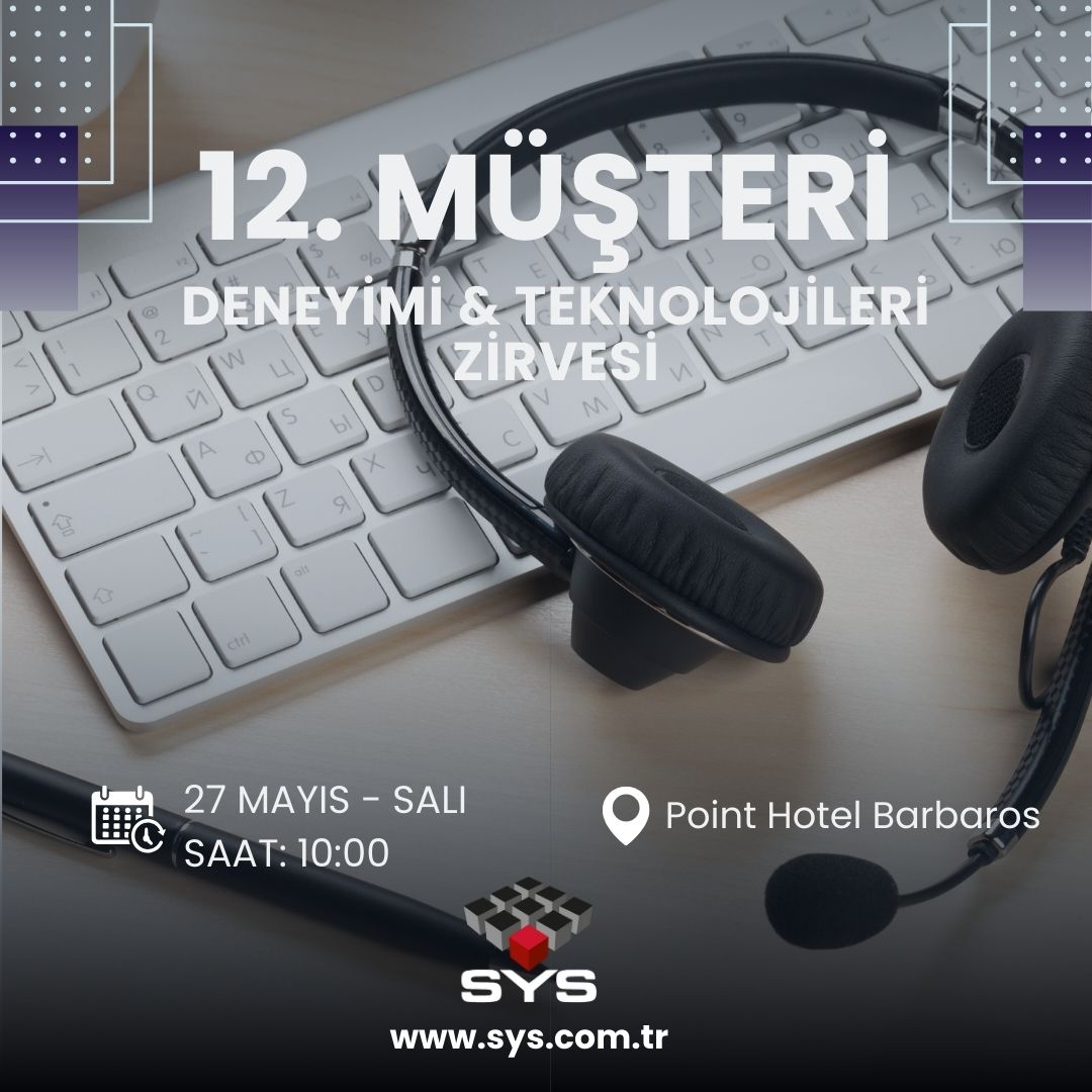 12. Müşteri Deneyimi &amp; Teknolojileri Zirvesi’nde güncel öne çıkan teknolojileri özel oturumlarla katılımcılarla paylaşmak üzere yerimizi aldık. 
Müşteri odaklı dijital dönüşümün konuşulacağı bu önemli etkinlikte sektörel içgörüler ve yenilikçi çözümler sizleri bekliyor.