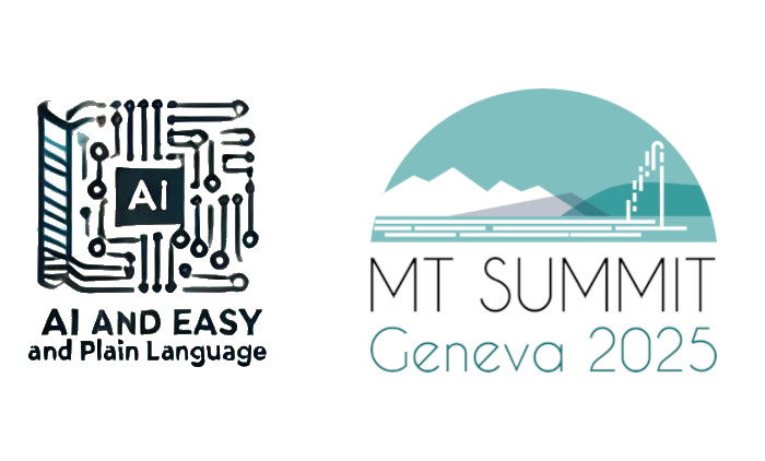 23.06.25: 1st Workshop on AI and Easy and Plain Language in Institutional Contexts (co-organised by <a href="/Pa_Canavese/">Paolo Canavese</a>) during the MT Summit 2025 in Geneva.
Registration is open online until 15.06.25: bit.ly/43cwRbU.
More information (incl. programme): bit.ly/4mseR4z.
