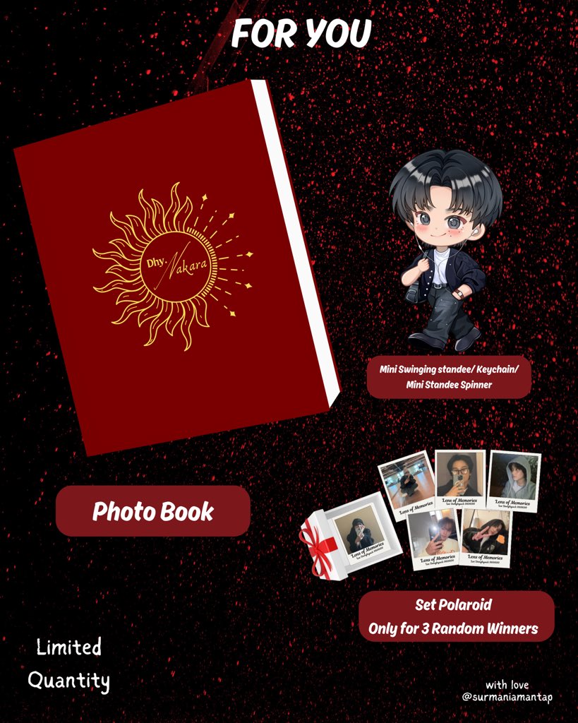 surmaniamantap's tweet photo. ~ Special Freebies Haechan Birthday ~

Photo Book Haechan

~ “Dhy.Nakara” ~

-Like Your Birth, That Brings Light-

by @surmaniamantap ★

*Limited set, Not for sale*‼️

how to get : 
• You can fill in the link on June 06 at 7pm

Exclusive photos from:  
📸 @SUN10_HC 
📸 @HAECHANCLASS66 
📸 @nct_point 
📸 @everlasting_66 
📸 @825___HCJW 
📸 @cherishyou323xh 
📸 @Satellite_66 
📸 @CSunrise_66 
📸 @Sunsign0606 
📸 @realmofdreams_ 
📸 @juntosep06