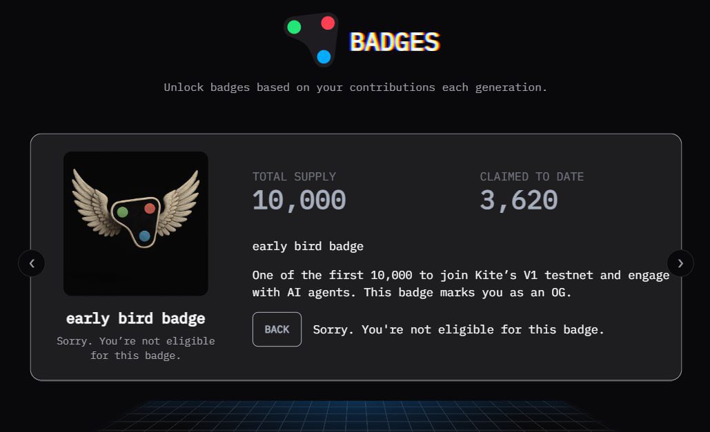 🚀Join Kite AI Ozone Testnet!

🎯 Only First 10K Users Get The Early Bird Badge ~ FCFS ~ Only Eligible User

👉Go-To Here: testnet.gokite.ai/?referralCode=…
🔹Connect Your EVM Wallet
🔹Complete The Quiz (Find answers in the side notes) ~ If You Select Wrong answer Then Try Again
🔹Connect