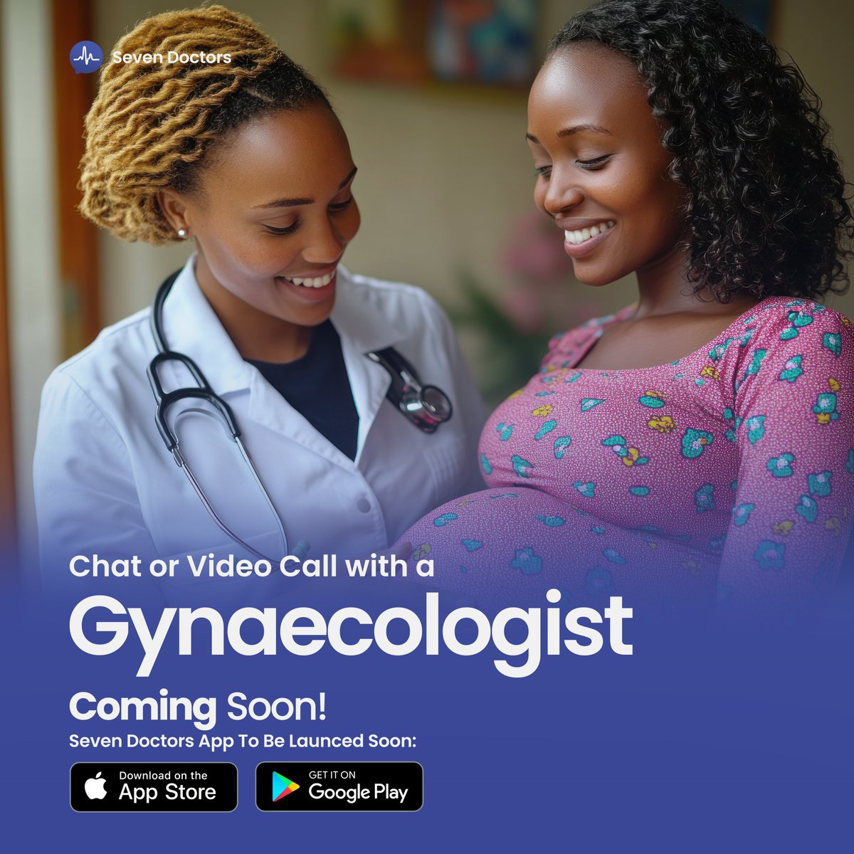 sevendoctors's tweet photo. Ladies, Your Health Just Got Easier!🤰

No more long waits or stressful clinic visits!

With the Seven Doctors App, you’ll soon be able to chat or video call with a Gynaecologist from the comfort of your home! 🏡 https://t.co/0g2dtfgu8a