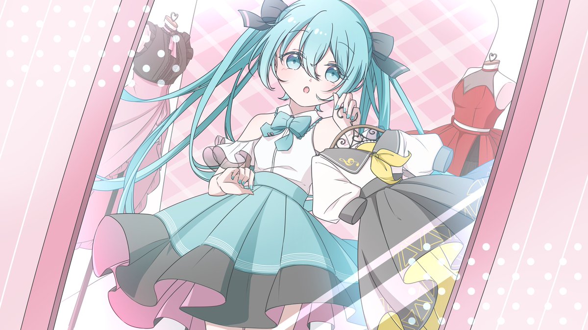 peach_1166's tweet photo. 「piapro×LIVE DAM カラオケ背景イラスト募集」にて、こちらのイラスト採用していただきました！
ありがとうございます✨ https://t.co/pvFfl1JPTs