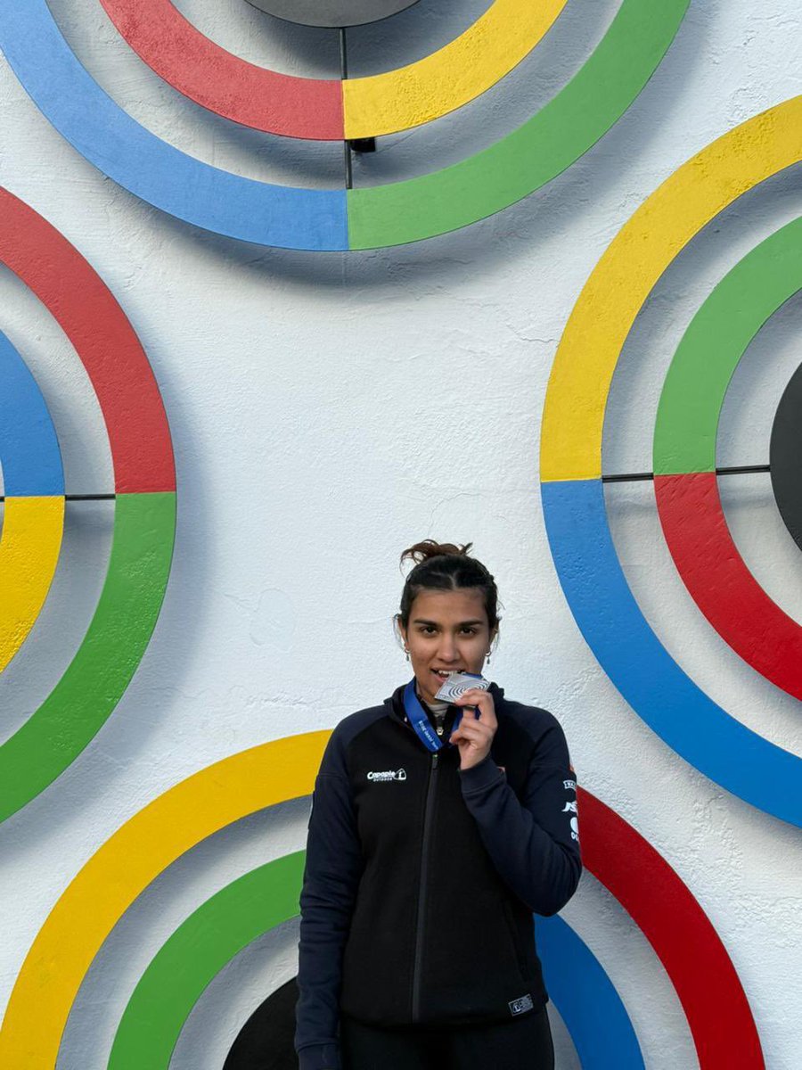 ChairmanIOCL's tweet photo. A proud moment for the #IndianOil family as #Acer Raiza Dhillon brings home the Silver at the ISSF Junior World Cup (Shotgun) in Germany.

Daughter of our RO dealer from Haryana, Raiza’s journey reflects the spirit of perseverance and pursuit of excellence that defines IndianOil. Wishing her continued success as she aims higher on the global stage.

#EnergyOfIndia 
#FuellingDreams 
#ISSFJuniorWorldCup

@HardeepSPuri @PetroleumMin @IndianOilcl @sahneyas