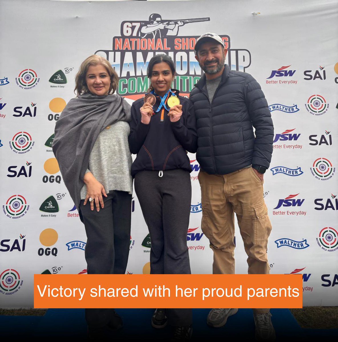 ChairmanIOCL's tweet photo. A proud moment for the #IndianOil family as #Acer Raiza Dhillon brings home the Silver at the ISSF Junior World Cup (Shotgun) in Germany.

Daughter of our RO dealer from Haryana, Raiza’s journey reflects the spirit of perseverance and pursuit of excellence that defines IndianOil. Wishing her continued success as she aims higher on the global stage.

#EnergyOfIndia 
#FuellingDreams 
#ISSFJuniorWorldCup

@HardeepSPuri @PetroleumMin @IndianOilcl @sahneyas