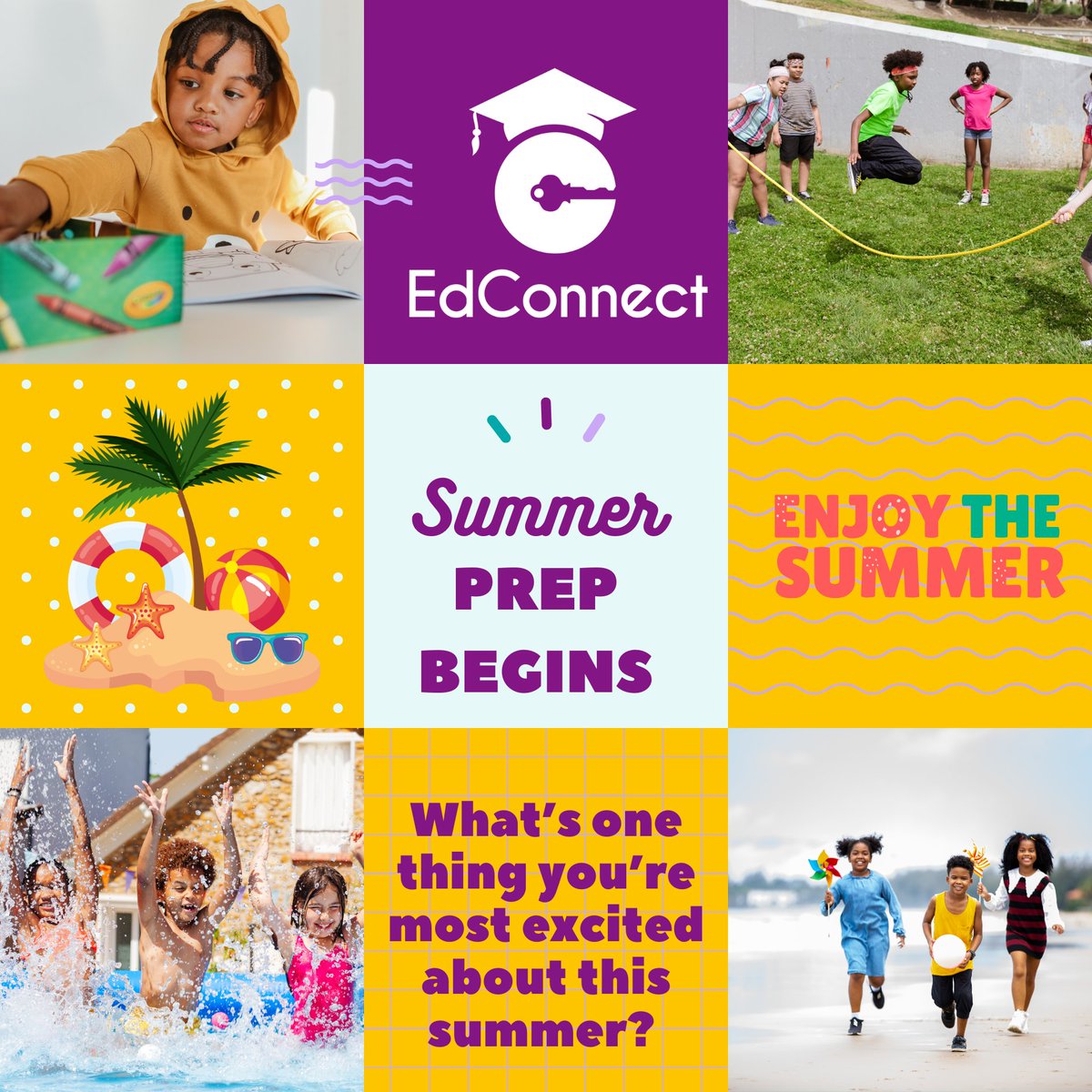 🧳 Summer Prep Begins! 🌞 Start getting your family’s summer activities planned! What’s one thing you’re most excited about this summer? Share your ideas with EdConnect! Let’s make summer memories! #SummerReady #EdConnect