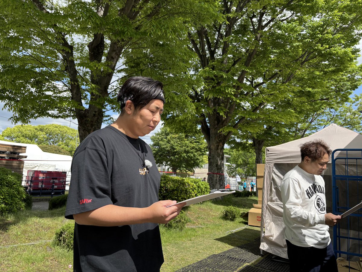 今週も大阪収録回！
#ちゃんぴおんず #日本一おもしろい大崎 さんと #ミサイルマン岩部 さんも参加🙌🏻

ゲラ星さん、レギュラー落ちの危機です。

今夜は24時50分放送スタート🎙️✨

🎧#radiko
radiko.jp/share/?t=20250…

#浜田雅功
#ライセンス井本
#どりあんず
#ゲラゲラ星人
#まさよし
#MBSラジオ