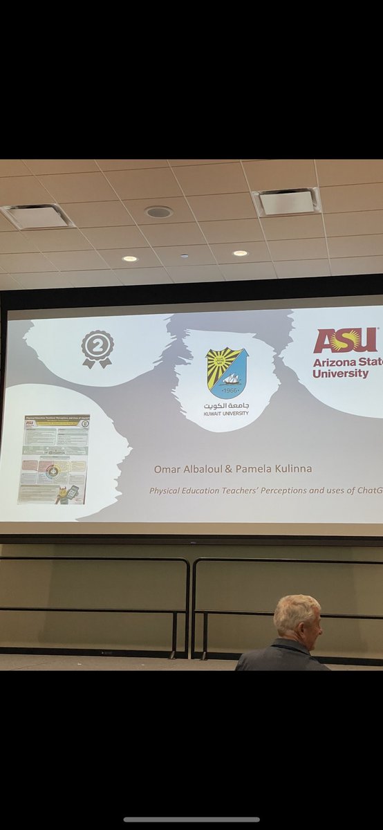 Proud to have won second place at <a href="/aiesep/">AIESEP</a> for my poster presentation 

Grateful to Dr Kulinna and Dr van der Mars for their support

Thanks for a well-organized conference <a href="/AIESEP2025/">AIESEP 2025 St. Petersburg</a> 

لله الحمد فاز ملصقي بالمركز الثاني باكبر 
مؤتمر عالمي في
التربية البدنية