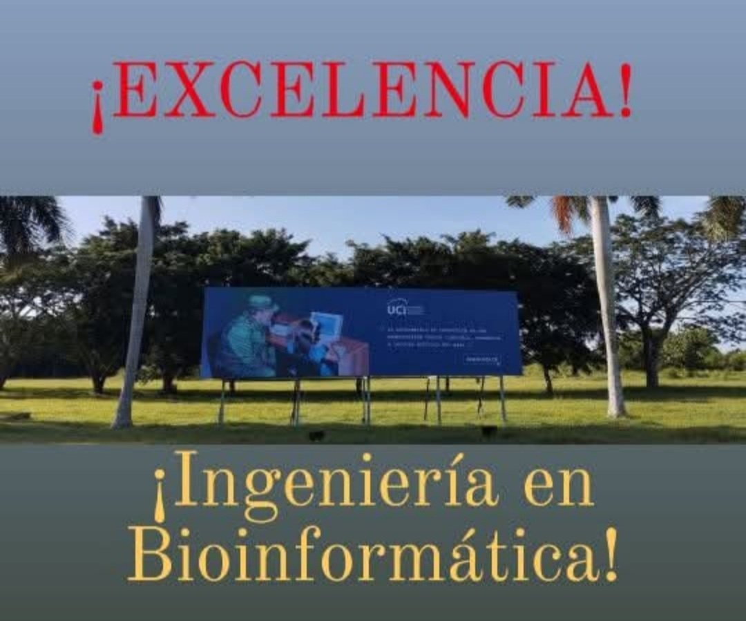 yasmanyas2021's tweet photo. La carrera de Ingeniería en Bioinformática de la @universidad_uci, fue evaluada con la categoría de EXCELENCIA por la Junta de Acreditación Nacional (JAN).
¡Muchas Felicidades! a todo el colectivo de profesores y estudiantes.
@AAB_Cuba 
@CubaMES 
@WalterBG_MES https://t.co/6aMUyt35Yu
