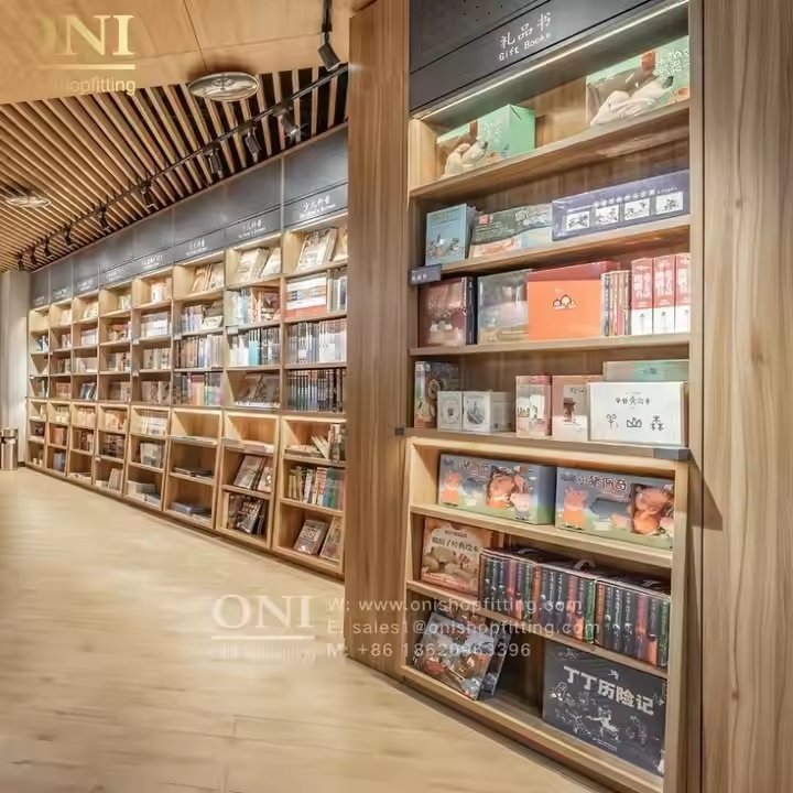 ONIShopfitting's tweet photo. 📚 Elevate your bookstore with ONI Shopfitting’s custom wood shelving—designed for style, function &amp; a seamless browsing experience. Factory-direct, made to impress.

🌐 https://t.co/aTKiyuox1L
📧 sales1@onishopfitting.com
📞 +86 186 2096 3396
#RetailDesign #Bookstore https://t.co/b3c8i6kFMn