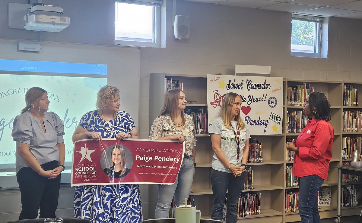 RISD Counselors (@risdcounselors) on Twitter photo We are pleased to announce that Paige Pendery of Northwood Hills Elementary <a href="/nherisd/">Northwood Hills Elementary</a> is the Texas School Counselor of the Year! Congratulations, Paige. It is so well deserved! ❤️ We are pleased to announce that Paige Pendery of Northwood Hills Elementary <a href="/nherisd/">Northwood Hills Elementary</a> is the Texas School Counselor of the Year! Congratulations, Paige. It is so well deserved! ❤️